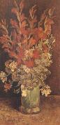 Vincent Van Gogh Vase with Gladioli and Carnations (nn04) china oil painting artist